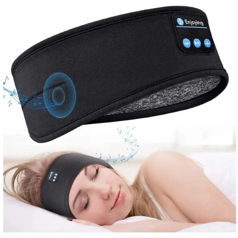 Fone Bluetooth Earphones Sports Sleeping Headband Elastic Wireless Headphones Mu