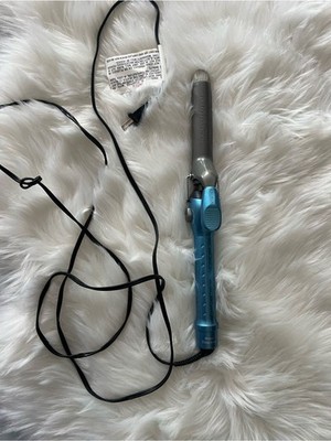 BaBylissPRO Nano Titanium Spring Curling Iron - Blue - 1'': Hair Styling Electric