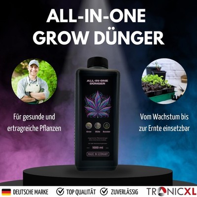 2L Grow Dünger I All in One I Indoor & Outdoor für Wachstumsphase und Blütephase