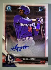 2018 Bowman Chrome Ibandel Isabel Auto #CPA-II DODGERS Autograph