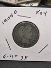1904-O Barber Quarter - Semi Key Date - 90% Silver