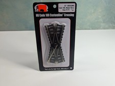 Atlas 172 HO Scale 25 Degree Crossing, Code 100 Custom-Line, Nickel Silver READ