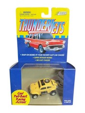 Johnny Lightning ThunderJets Baja Bug HO Scale Pull Back Yellow NEW