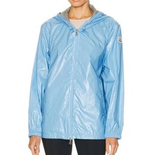 Moncler Wuisse Rain Jacket Hooded Coated Cott...