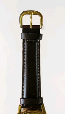 VTG Disney LONESOME GHOST Mickey Mouse Fossil Watch Brown  display picture 3