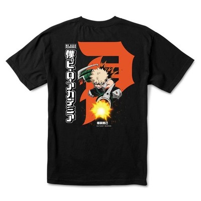 MY HERO ACADEMIA X PRIMITIVE DIRTY P KATSUKI BAKUGO T-SHIRT SCHWARZ