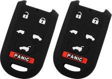 KeyGuardz Keyless Remote Car Key Fob Outer Shell Cover Soft Rubber Case 6...