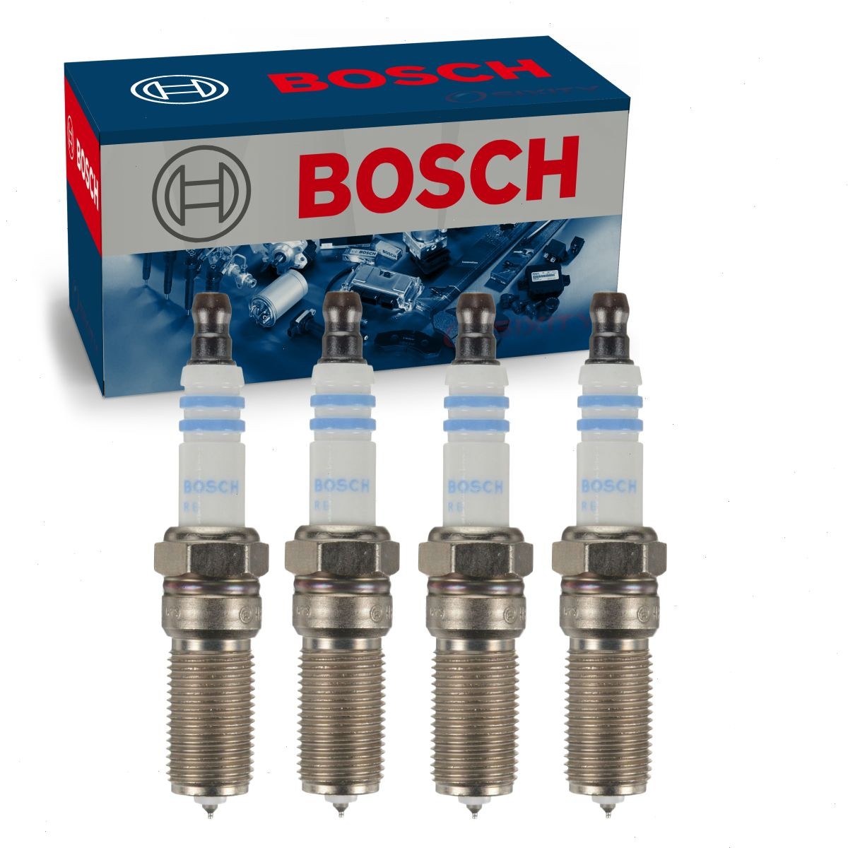 4 pc Bosch Iridium Spark Plugs for 2013-2014 Chevrolet Malibu 2.4L L4 en
