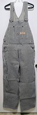 Vintage NOS Big Mac Square Bak Workwear Carpenter Painter Bib Overalls NWT 34x32