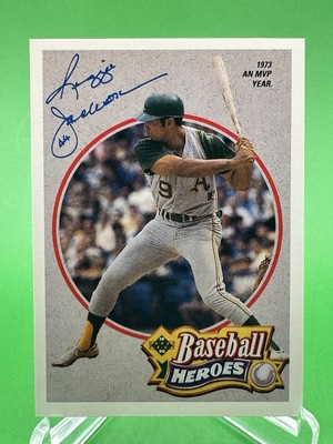 REGGIE JACKSON 1990 Upper Deck Baseball Heroes - 1973 MVP #2 -NM