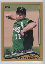 2014 Topps Pro Debut Gold 18/50 Nick Travieso Nicholas Travieso #145 0c6