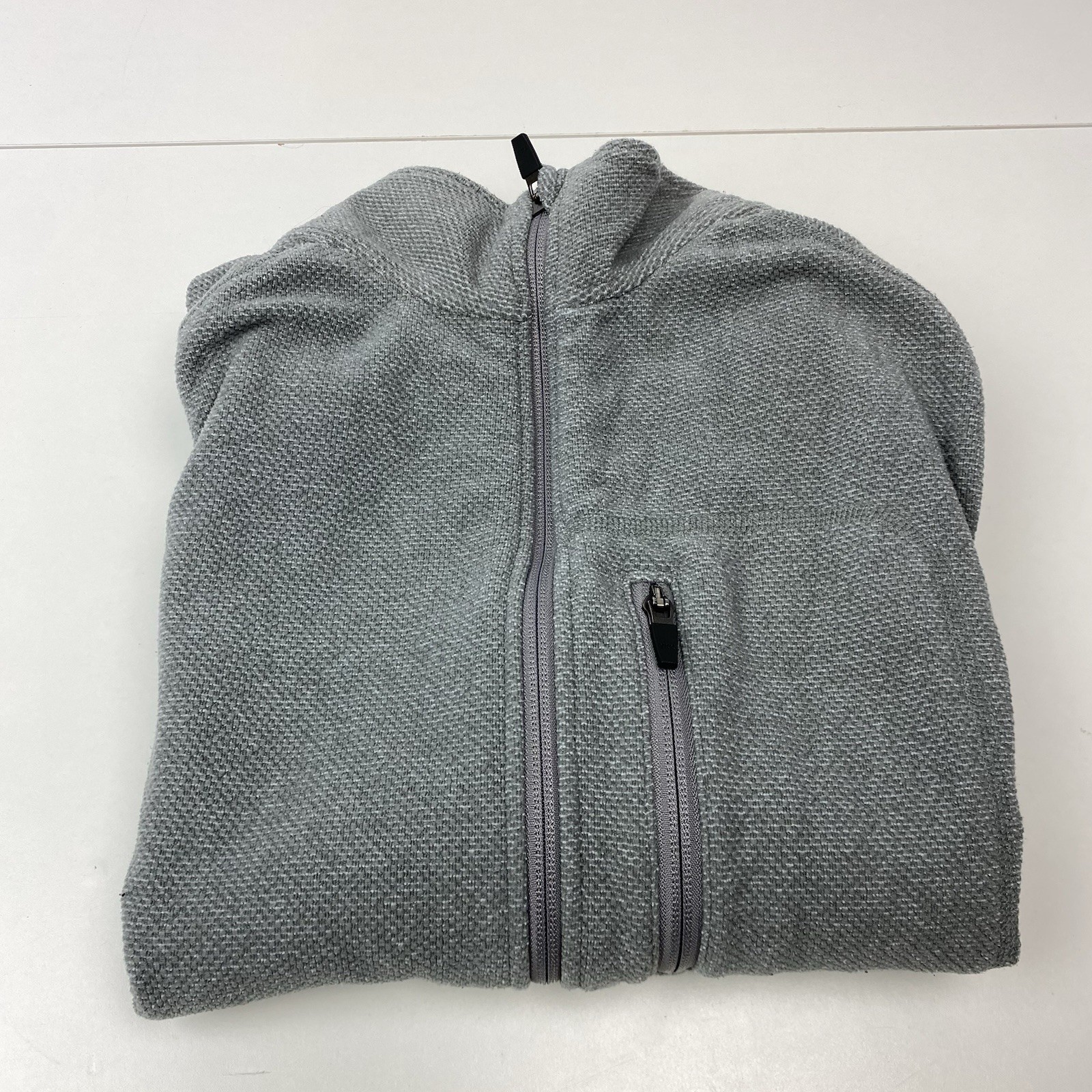 Duluth Womans 1X Solid Gray Full Zip Pockets Mock… - image 11