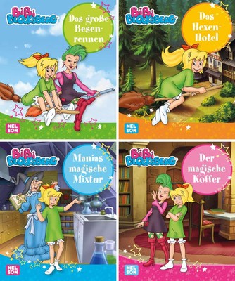 Nelson Mini-Bücher: Bibi Blocksberg 37-40 Broschüre Nelson Mini-Bücher 20 S.