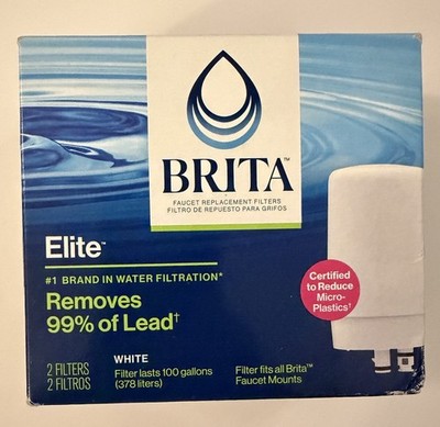 2-Pack Brita Faucet Filtration System Water Filter Replacement NEW