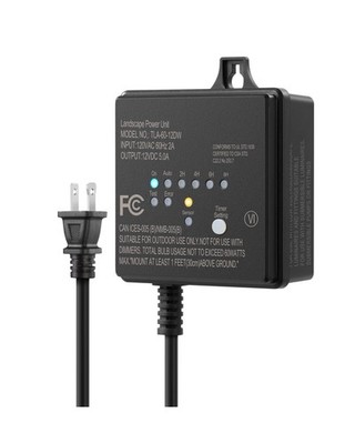 DEWENWILS 60W 120V AC to 12V DC Outdoor Low Voltage Transformer... FAST USA SHIP