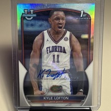 2022-23 Bowman Chrome - Chrome Prospect Autographs Kyle Lofton #18 /499 FLORIDA