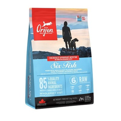 064992183202 ORIJEN Six Fish - trockenfutter für Hunde - 2kg Orijen