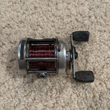 Vintage Abu Garcia Ambassador 6500C3 Baitcasting Fishing Reel Silver Sweden