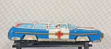 Vintage RARE Tin Friction Ambulance Made in Japan No. 6544 Station Wagon