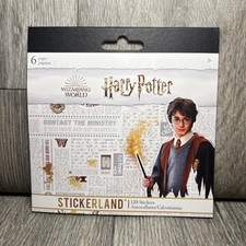 Harry Potter Wizarding World 120 Embellished Stickers 6 Pages New