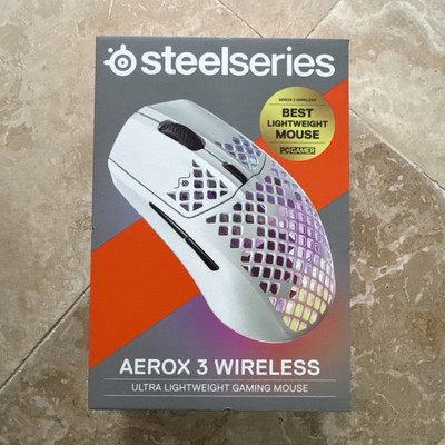 SteelSeries Aerox 3 Wireless  Ultra Lightweight Gaming Mouse