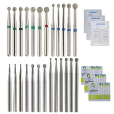 Dental Round Burs Carbide Diamonds Bur Surgical Long Round Ball FG Friction Grip