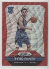2015-16 Panini Prizm Rookies Ruby Wave Prizm 154/350 Tyus Jones #324 00am