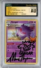 CGC Authentic Signed Marc Thompson Gengar 066/196 Trick or Trade Holo w/Doodle