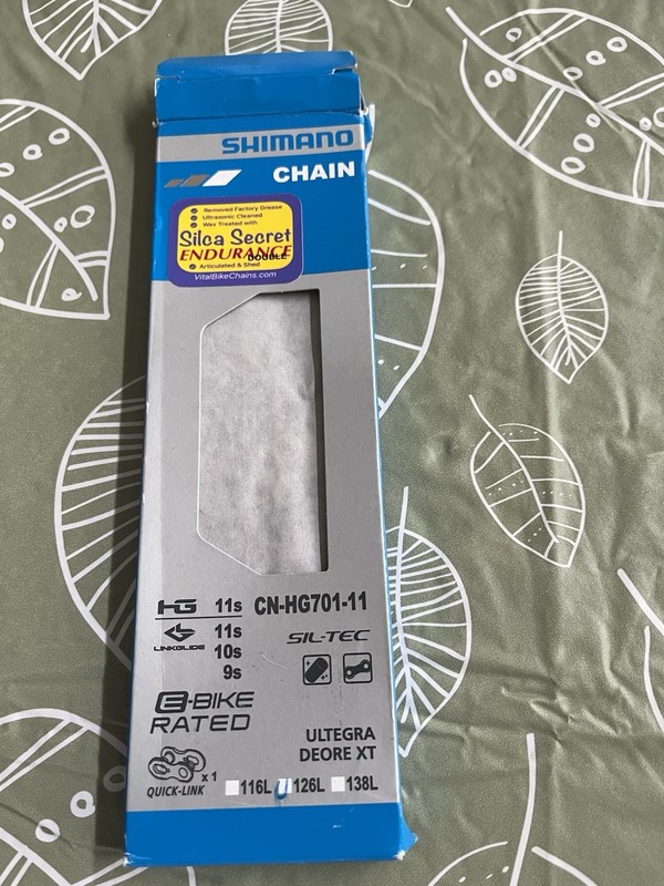 Shimano 126L 11 Speed Silica Endurance Waxed Chain