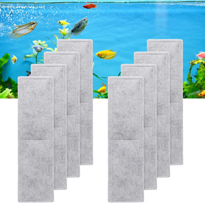 8 Pcs Carbon Foam Filter Pads for Fluval U4 Aquarium Internal Filter