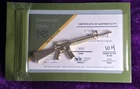 Investment Caster M16 10.4 grams .999 Silver 24k Gold Plating - Serial #166/1000