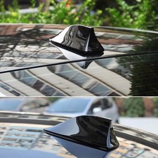 Universal Car Shark Fin-Roof Antenna Cover Radio FM AM Aerial Signal Booster UK