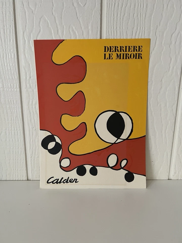 3 litografías vintage ALEXANDER CALDER CUBIERTA DERRIERE LE MIROIR Foto 3 de 4
