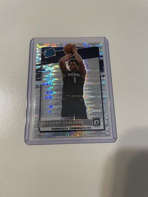 2020-21 Panini Donruss Optic - Rated Rookie Anthony Edwards #151 Pulsar Prizm...