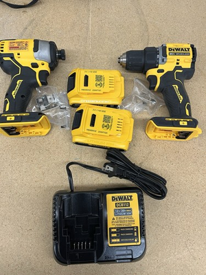#ad #ad DEWALT 20V MAX XR Drill Driver ATOMIC Impact 2 Tool Combo Kit 2 Batteries $199.99