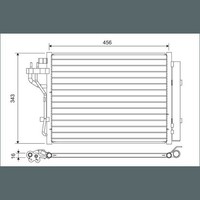 Valeo 822629 Kondensator, Klimaanlage