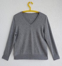 KATAG Kaschmir-Pullover für Damen, Größe 46, Farbe Grau, 1A Zustand