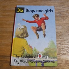 Vintage Ladybird Book-3b Boys and girls-Peter & Jane–Key Words-1st Edition Z