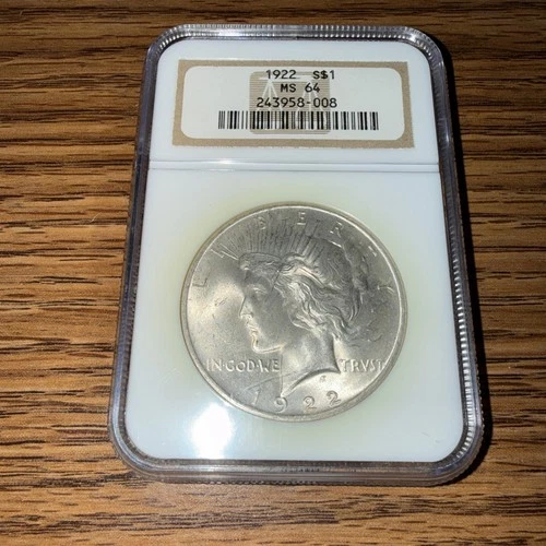1922 Peace Silver Dollar MS64 NGC