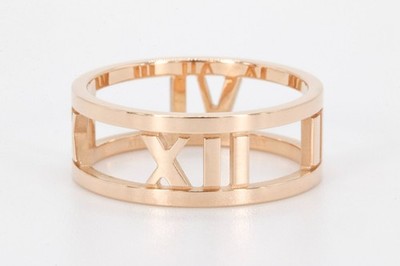 Tiffany & Co. Atlas Open Ring in 18k Rose Gold | eBay