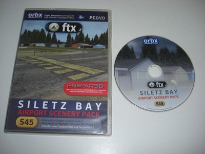 ORBX FTX SILETZ BAY PC DVD Add-On Microsoft Flugsimulator Sim X FSX