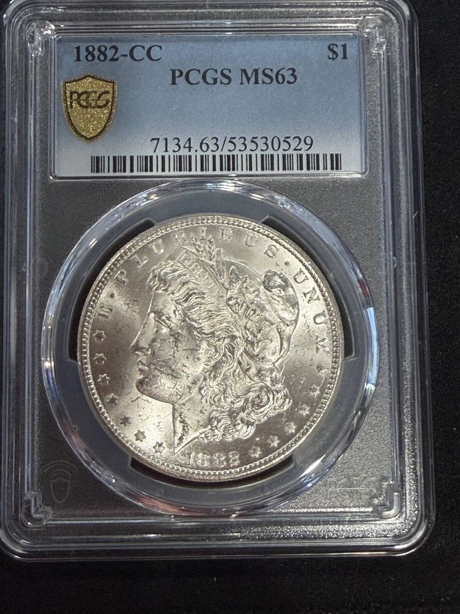 Carson City Grade MS 63 1882 Year Morgan US Dollars (1878-1921
