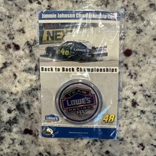NEW 2006-2007 “Back to Back” Jimmie Johnson Lowe’s Racing Team Championship Coin