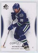 2007-08 SP Authentic Henrik Sedin #91 HOF 0a4