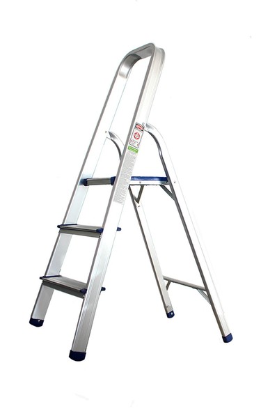 Trittleiter Haushaltsleiter Klappleiter Leiter Stehleiter 3 Stufen-image