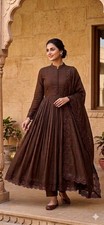 GOWN SALWAR KAMEEZ PAKISTANI INDIAN WEDDING PARTY WEAR DRESS BOLLYWOOD SUIT NEW