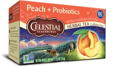 Celestial Seasonings Tea Peach + Probiotics