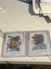 2023 Topps Museum Collection - Canvas Collection Julio Rodriguez/Ken Griffey Jr