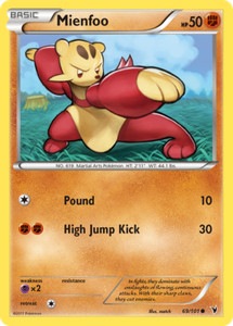 Mienfoo 69/101 Common | Noble Victories | Pokemon Card