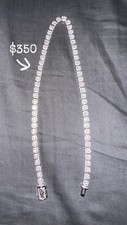 16 Inch Link Diamond Necklace Men